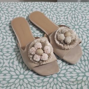 Banana Republic PomPom Loafer Slide